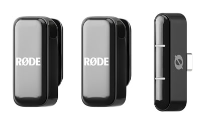 RODE WIRELESS MICRO RADIOMIC SYSTEM Dual transmitters, ultra-compact, BLE 5, USB-C, black