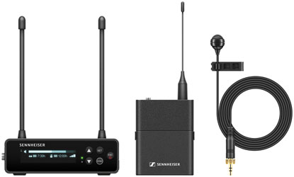 SENNHEISER EW-DP ME4 SET SYSTEME SANS FIL NUM. de poche,micro-cravate, cardio, récept.portable (S1-7)