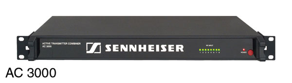 SENNHEISER AC 3200 MK II COMBINEUR D'ANTENNE pour émetteurs IEM, 8x1, 500 - 870MHz