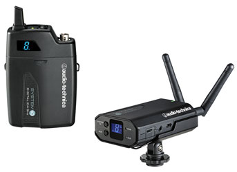 AUDIO-TECHNICA SYSTEM 10 CAMERA-MOUNT ATW-1701 SYSTEME HF de poche, sans micro, sur caméra, 2.4 GHz