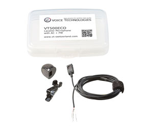VOICE TECHNOLOGIES VT500ECO MICRO omnidirectionnel, avec boîte et accessoires, noir