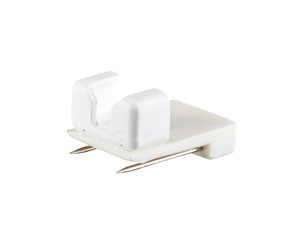 VOICE TECHNOLOGIES DM BROCHE A VETEMENT pour VT500 et VT506, blanc