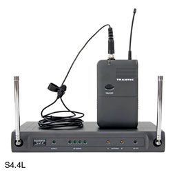 TRANTEC S4.4-L-EA-UK SYSTEME SANS FIL UHF, station de ceinture, 4 fréqu., micro lavalier/guitare