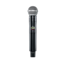 SHURE AD2/SM58 EMETTEUR HF A MAIN, SM58, cardioïde, dynamic, 470-636MHz (G56)