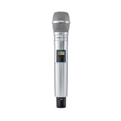 SHURE AD2/K9HSN EMETTEUR HF A MAIN KSM9HS, sub/hypercardioïde, condensateur, 470-636MHz (G56), nickl