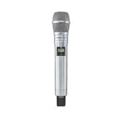 SHURE ADX2/K9HSN EMETTEUR HF A MAIN capsule KSM9HS, sub/hypercardioïde, 470-636MHz (G56), nickel