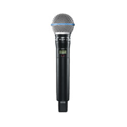 SHURE ADX2FD/BETA58 EMETTEUR HF A MAIN Beta 58A, supercardioïde, dynamique, 470-636MHz (G56)