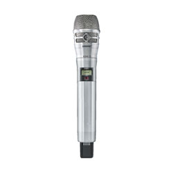 SHURE ADX2FD/K8N EMETTEUR HF A MAIN KSM8, cardioïde, Dualdyne, 470-636MHz (G56), nickel