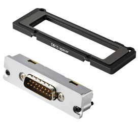 SHURE ADX5BP-DB15 PLAQUE ARRIERE pour ADX5D, connecteur sub-D 15pts