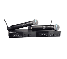 SHURE SLXD24DUK/B58 SYSTEME SANS FIL double récepteur, 2x émetteurs à main Beta58a, 606-650Mhz (59)