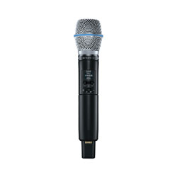 SHURE SLXD2/B87A EMETTEUR SANS FIL à main, Beta 87a, supercardioïde, condensateur, 606-650Mhz (59)