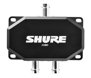 SHURE AD221X COMBINEUR D'ANTENNE 2 ports, 960-1260 MHz