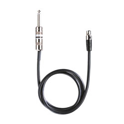 SHURE WA302 CORDON POUR INSTRUMENT jack 6,35mm vers TA4-F, 75cm