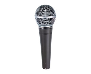 SHURE SM48S MICRO CHANT dynam., cardio. avec commutateur