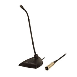 SHURE MX412D/C MICRO COL DE CYGNE 30.5cm, cardio., base pour table, commut.programmable, LED