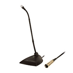 SHURE MX412D/N MICRO COL DE CYGNE 30.5cm, ss capsule, base pour table, commut.programm., LED