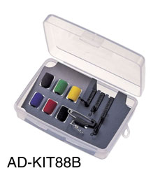 SONY AD-KIT88B KIT D'ACCESSOIRES pour micro série ECM-88, 3x clips, 6x bonnettes