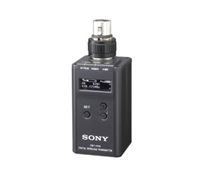 SONY DWT-P01N EMETTEUR SANS FIL à enficher, XLR3, alim.fantôme 48V, 566.025 à 630MHz