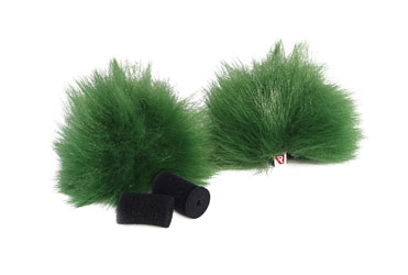 RYCOTE 065561 WINDJAMMER FOURRURE pour bonnettes micro-cravate, vert, pack de 2