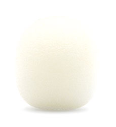 BUBBLEBEE THE MICROPHONE FOAM bonnette pour micro-cravate, XL, diam.orifice 4,5mm, blanc, pack de 4