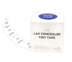 BUBBLEBEE LAV CONCEALER TINY TAPE SUPPORT MICRO AUTOCOLLANT hypoallerg.,pour peau/tissus, pack de 120