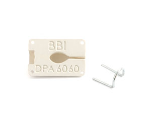 BUBBLEBEE LAV CONCEALER SUPPORT MICRO pour DPA 6060/6061, blanc