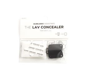 BUBBLEBEE LAV CONCEALER SUPPORT MICRO pour micro miniature RODE, noir