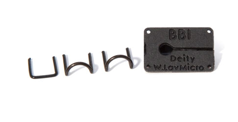 BUBBLEBEE LAV CONCEALER FIXE MICRO pour Deity W.Lav Micro, noir