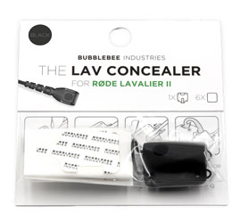 BUBBLEBEE LAV CONCEALER SUPPORT MICRO  pour Rode Lavalier II, noir