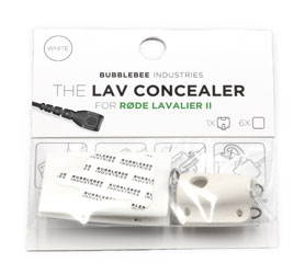 BUBBLEBEE LAV CONCEALER SUPPORT MICRO pour Rode Lavalier II, blanc