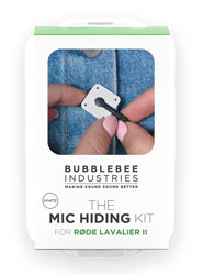 BUBBLEBEE MIC HIDING KIT pour Rode Lavalier II, blanc