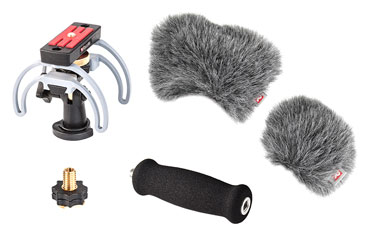 RYCOTE 046023 KIT AUDIO pour Zoom H6, avec suspension/bonnette/poignée