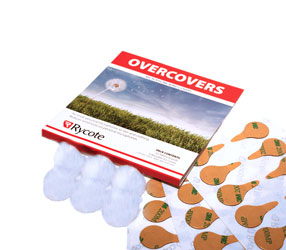 RYCOTE 065527 OVERCOVERS FIXES MICRO ADHESIFS Stickies et Overcovers fourrure, blanc, 1 pack de 30+6