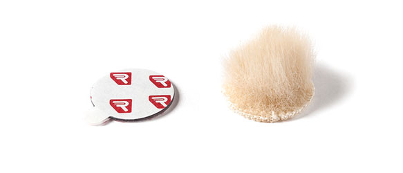 RYCOTE 066307 OVERCOVERS ADVANCED FIXES MICRO Stickies Adv et Overcover fourrure, beige, 1 pa.de 25+5