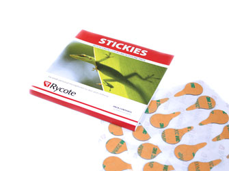 RYCOTE 065530 STICKIES FIXES MICRO coussinets adhésifs uniquement, 1 pack de 100