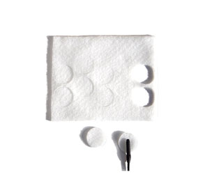 RYCOTE 065106 UNDERCOVERS FIXES MICRO Stickies et Undercovers tissus, blanc, 1 pack de 100+100
