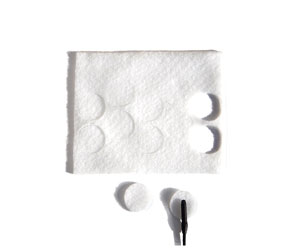 RYCOTE 065109 UNDERCOVERS FIXES MICRO Stickies et Undercovers tissus, blanc, 25 packs de 30+30