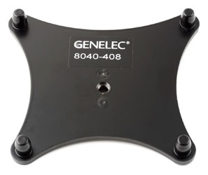 GENELEC 8040-408 PLAQUE D'ADAPTATION fixe un 8040B à un pied Genelec, noir