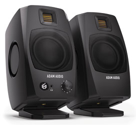 ADAM AUDIO D3V ENCEINTE actif, à poser, woofer 3,5", 100dB, noir, la paire