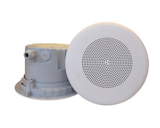 DNH BPF-660 HAUT-PARLEUR DE PLAFOND 6W, 8 ohms, blanc RAL9010, étanchéité IP54