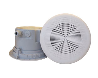 DNH BPF-660 HAUT-PARLEUR DE PLAFOND 6W, 20 ohms, blanc RAL9010, étanchéité IP54