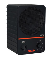 FOSTEX 6301DT HAUT-PARLEURS ALIMENTES 20W, amplificateur classe D, entrées Dante et analog.