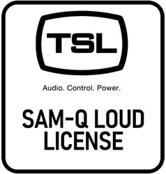 TSL SAM-Q-LOUD-LIC LICENSE pour SAM-Q-SDI/SAM-Q-MADI, monitoring loudness