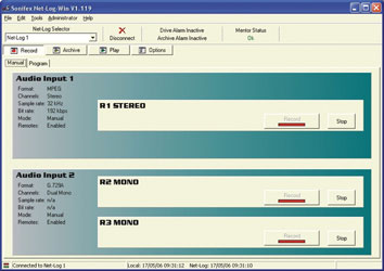 SONIFEX NET-LOG-WIN01 LICENCE 2 flux