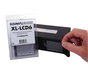 SOUND DEVICES XL-LCD6 FILM PROTECTEUR ECRAN pour633/664/668, pack de 4