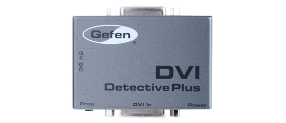 GEFEN EXT-DVI-EDIDP DVI DETECTIVE PLUS EDID GENERATEUR DVI-D, 5x profiles EDID préprogr, travers.HDCP