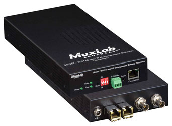 MUXLAB 500767-2110-UTP EXTENDER VIDEO émet./récept:, 3G-SDI/ST2110 sur IP, non compressé, portée 400m