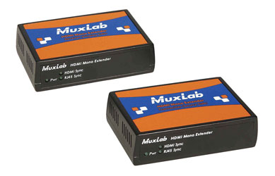 MUXLAB 500450-LR KIT EXTENDER VIDEO HDMI 1.3a sur CAT5/6, 1080p, potée 150m