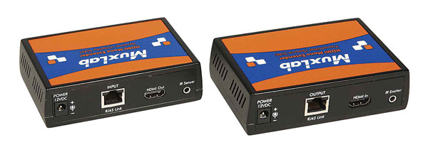 MUXLAB 500450 KIT KIT EXTENDER VIDEO HDMI 1.3a sur CAT5/6, UHD-4K. portée 100m