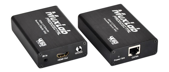 MUXLAB 500409 KIT EXTENDER HDMI sur CAT6A/7, 4K/60, portée 30m